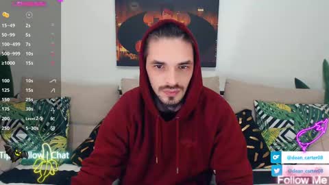 Snapshot of secret_sir chatting on 02.18.25 Dean Carter online show from 02.18.25
