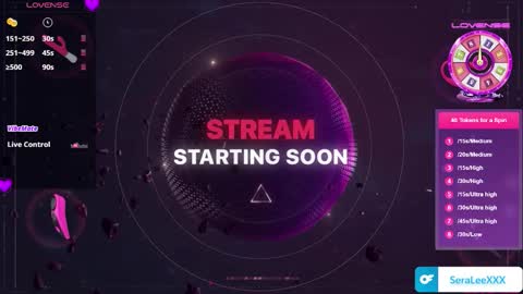 SeraLeeXXX online show from 12.03.25