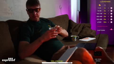 Snapshot of sexespresso chatting on 10.05.25 Thank you for Birthday Wishes online show from 10.05.25