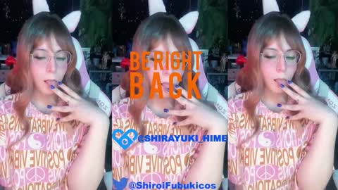 Snapshot of shirayuki_hime chatting on 01.06.25 Im Lilu Rosenblum Guys I have ----Ill be glad to see you there online show from 01.06.25