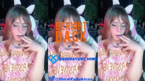 Snapshot of shirayuki_hime chatting on 01.25.25 Im Lilu Rosenblum Guys I have ----Ill be glad to see you there online show from 01.25.25