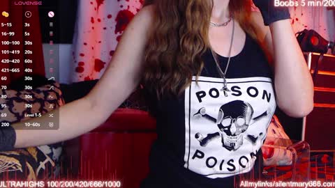 Snapshot of silentmary chatting on 10.05.25 Allmylinkssilentmary666 online show from 10.05.25