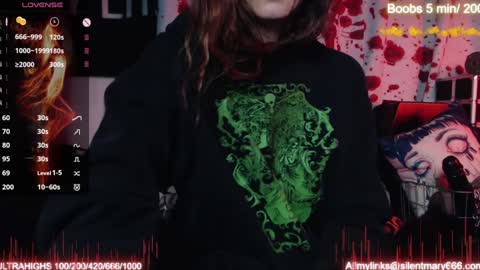 Snapshot of silentmary chatting on 10.24.25 Allmylinkssilentmary666 online show from 10.24.25