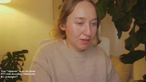 Im Scarlett  ONLINE  5pm-10pm NYC time  online show from 11.30.25