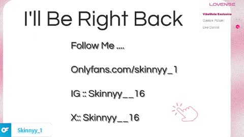 Snapshot of skinnyy__016__ chatting on 04.27.26 Skinnyy online show from 04.27.26