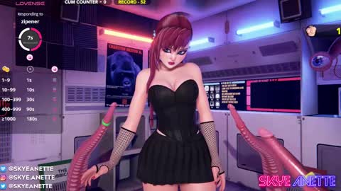 SkyeAnette online show from 01.11.25