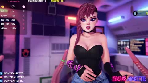 SkyeAnette online show from 02.07.25