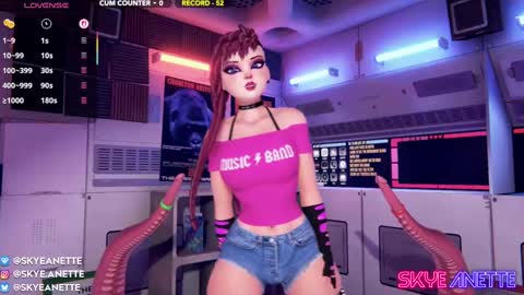 SkyeAnette online show from 03.07.25