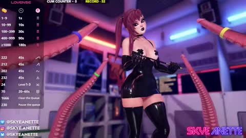 SkyeAnette online show from 09.13.25