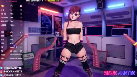SkyeAnette online show from 09.19.25