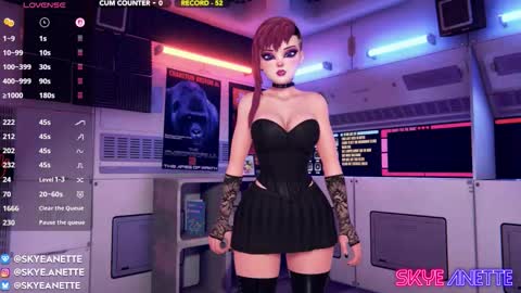 SkyeAnette online show from 09.26.25