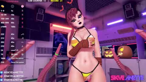 SkyeAnette online show from 10.10.25