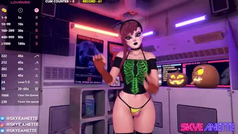 SkyeAnette online show from 10.25.25