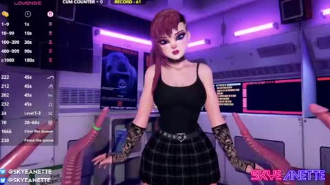 SkyeAnette online show from 03.29.26