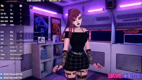 Snapshot of skyeanette chatting on 06.27.26 SkyeAnette online show from 06.27.26