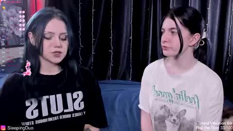 Snapshot of sleepingduo chatting on 01.19.26 Hi We are Iva and Angela Nice to meet u 3 online show from 01.19.26