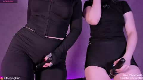 Snapshot of sleepingduo chatting on 05.28.26 Hi We are Iva and Angela Nice to meet u 3 online show from 05.28.26