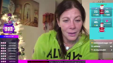 WaterbongBarbie online show from 12.17.24