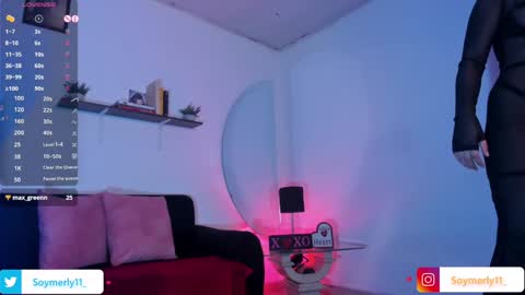 Snapshot of soymerly11_ chatting on 01.01.25 Independent Model Merly online show from 01.01.25