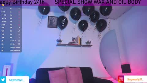 Snapshot of soymerly11_ chatting on 01.12.25 Independent Model Merly online show from 01.12.25