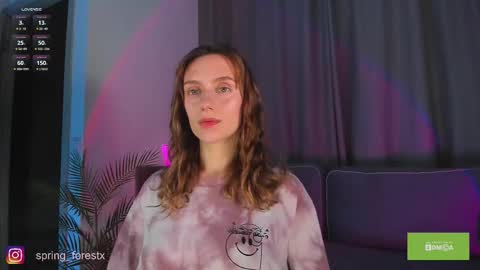 Snapshot of spring_forestx chatting on 10.02.25 Lilly  online Monday - Friday ask time in pm online show from 10.02.25