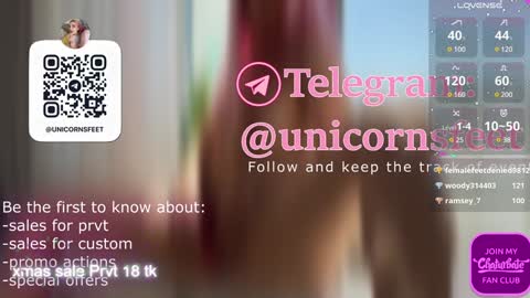 Snapshot of strupedsunicorns chatting on 12.12.24 goddess online show from 12.12.24