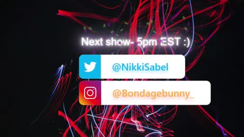 Snapshot of sufferbunny chatting on 01.17.25 Nikki Sabel online show from 01.17.25