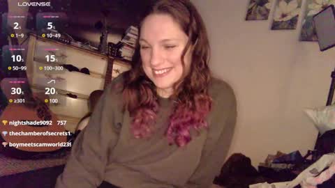 Snapshot of sufferbunny chatting on 02.15.25 Nikki Sabel online show from 02.15.25