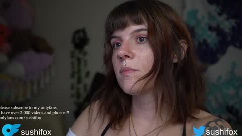 Snapshot of sushifox chatting on 02.03.25   online show from 02.03.25