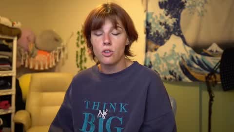 Snapshot of sushifox chatting on 10.01.25   online show from 10.01.25