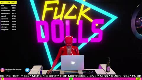  MISTRESS LISA  FIRST 3DXCHAT CAMGIRL   3dxchat anime gaming mistress domina online show from 01.04.25