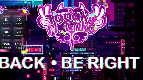 Snapshot of tadakonyanko chatting on 09.19.25 Tadako Nyanko online show from 09.19.25