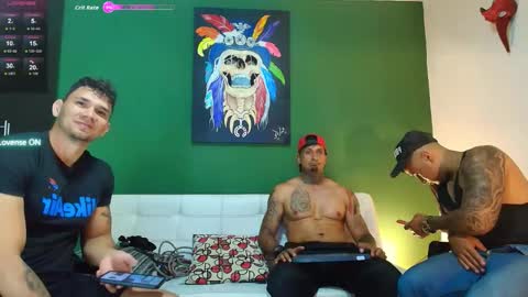 Snapshot of the_golden_boys chatting on 10.07.25 SCOTT  THEO  KAMERON  GENDERSON online show from 10.07.25