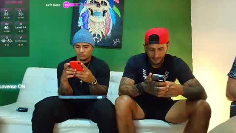 Snapshot of the_golden_boys chatting on 10.17.25 SCOTT  THEO  KAMERON  GENDERSON online show from 10.17.25