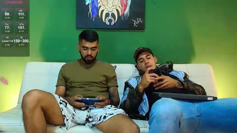 Snapshot of the_golden_boys chatting on 10.22.25 SCOTT  THEO  KAMERON  GENDERSON online show from 10.22.25