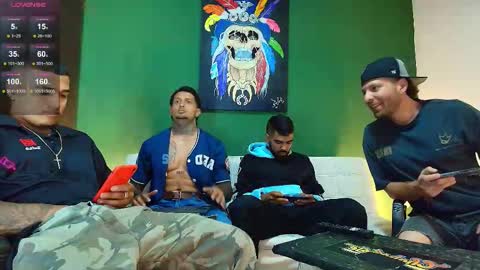 Snapshot of the_golden_boys chatting on 10.28.25 SCOTT  THEO  KAMERON  GENDERSON online show from 10.28.25