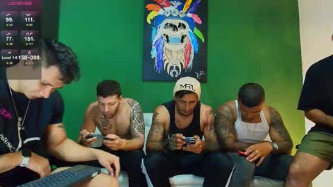 Snapshot of the_golden_boys chatting on 10.29.25 SCOTT  THEO  KAMERON  GENDERSON online show from 10.29.25