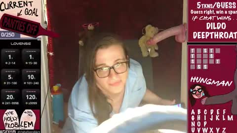 Snapshot of thehollyproblem chatting on 10.20.25 Holly thehollyproblem online show from 10.20.25