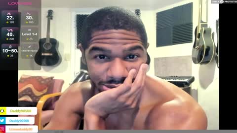 Snapshot of urnewdaddy90 chatting on 01.17.25 Big Daddy online show from 01.17.25