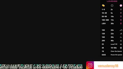 Snapshot of venus_leroy chatting on 12.29.24 Venus online show from 12.29.24