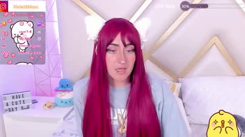 Snapshot of violettbloss chatting on 12.03.24 Violeta online show from 12.03.24