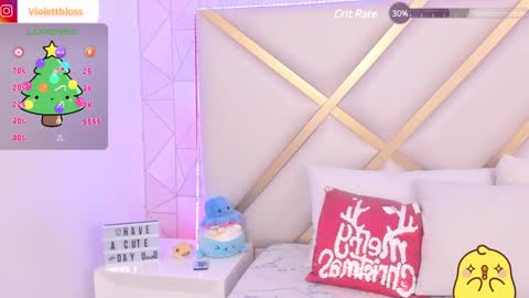 Snapshot of violettbloss chatting on 12.18.24 Violeta online show from 12.18.24
