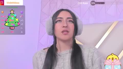 Snapshot of violettbloss chatting on 12.19.24 Violeta online show from 12.19.24