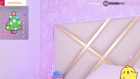 Snapshot of violettbloss chatting on 12.21.24 Violeta online show from 12.21.24