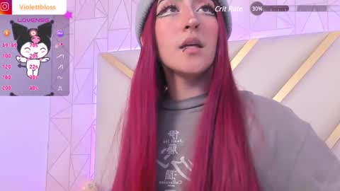 Snapshot of violettbloss chatting on 02.13.25 Violeta online show from 02.13.25