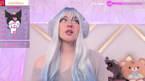 Snapshot of violettbloss chatting on 02.21.25 Violeta online show from 02.21.25