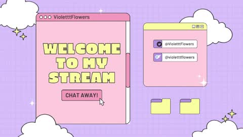 Violet Flowers online show from 04.01.26