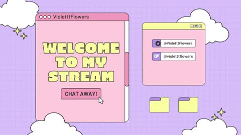 Violet Flowers online show from 04.26.26