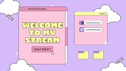 Violet Flowers online show from 07.20.26