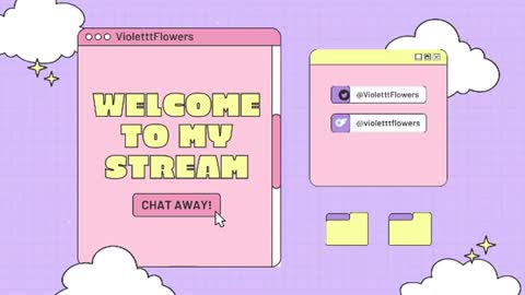 Violet Flowers online show from 07.26.26